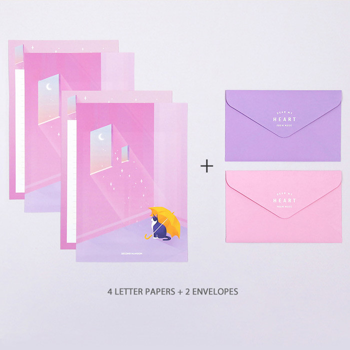Composition - Second Mansion Moonlight letter paper envelope set
