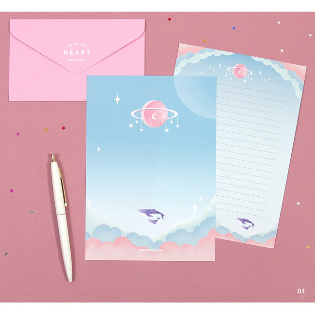 03 - Second Mansion Moonlight letter paper envelope set ver2