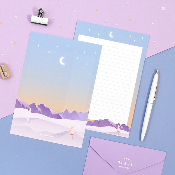 07 - Second Mansion Moonlight letter paper envelope set ver2