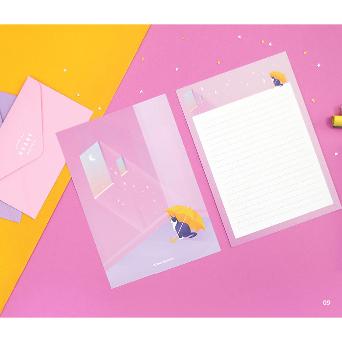 09 - Second Mansion Moonlight letter paper envelope set ver2