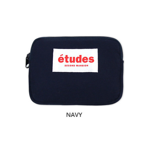 Navy - Second Mansion Etudes zipper card case wallet ver2