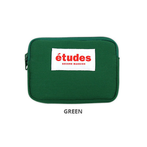 Green - Second Mansion Etudes zipper card case wallet ver2