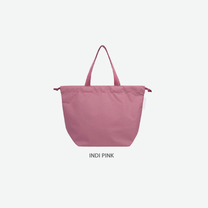 Indi pink - Travelus air bag drawstring medium shoulder tote bag Indi pink - Travelus air bag drawstring medium shoulder tote bag
