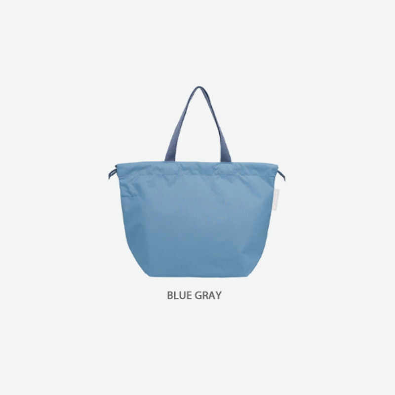 Blue gray - Travelus air bag drawstring medium shoulder tote bag Blue gray - Travelus air bag drawstring medium shoulder tote bag