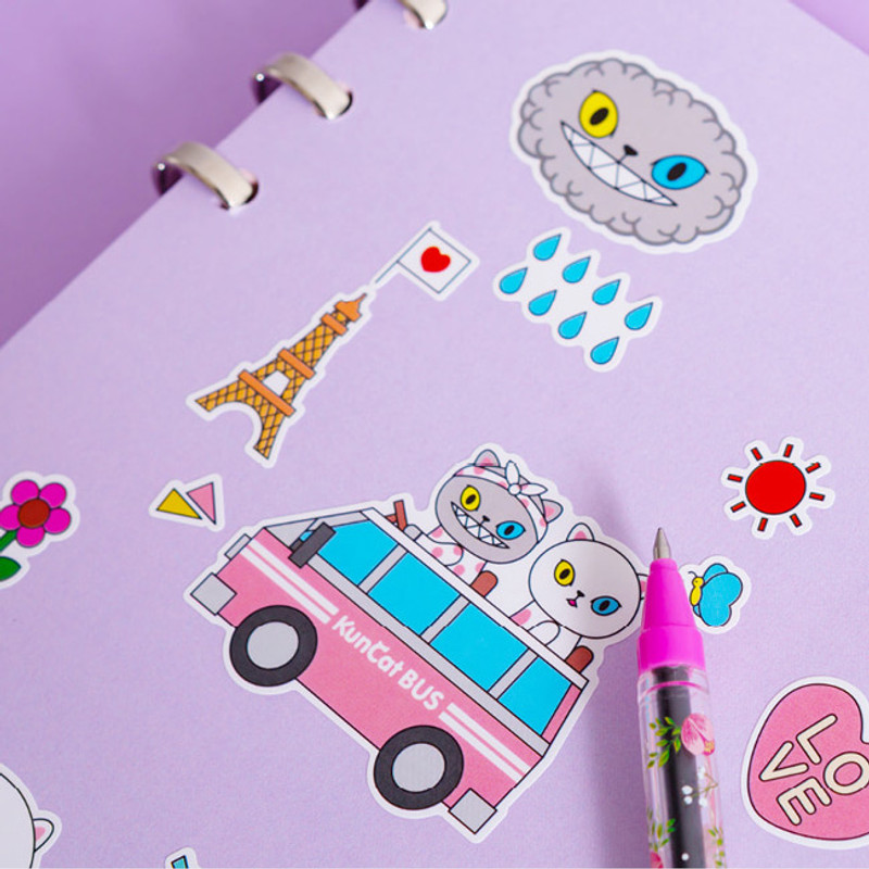 Example of use - Ardium Kuncat paper point deco sticker Example of use - Ardium Kuncat paper point deco sticker