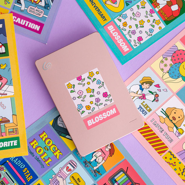 Example of use - Ardium Square paper point deco sticker