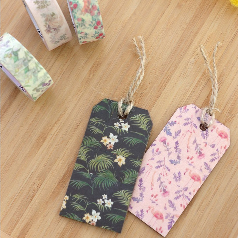 Example of use - ICONIC Flower pattern paper deco masking tape Example of use - ICONIC Flower pattern paper deco masking tape