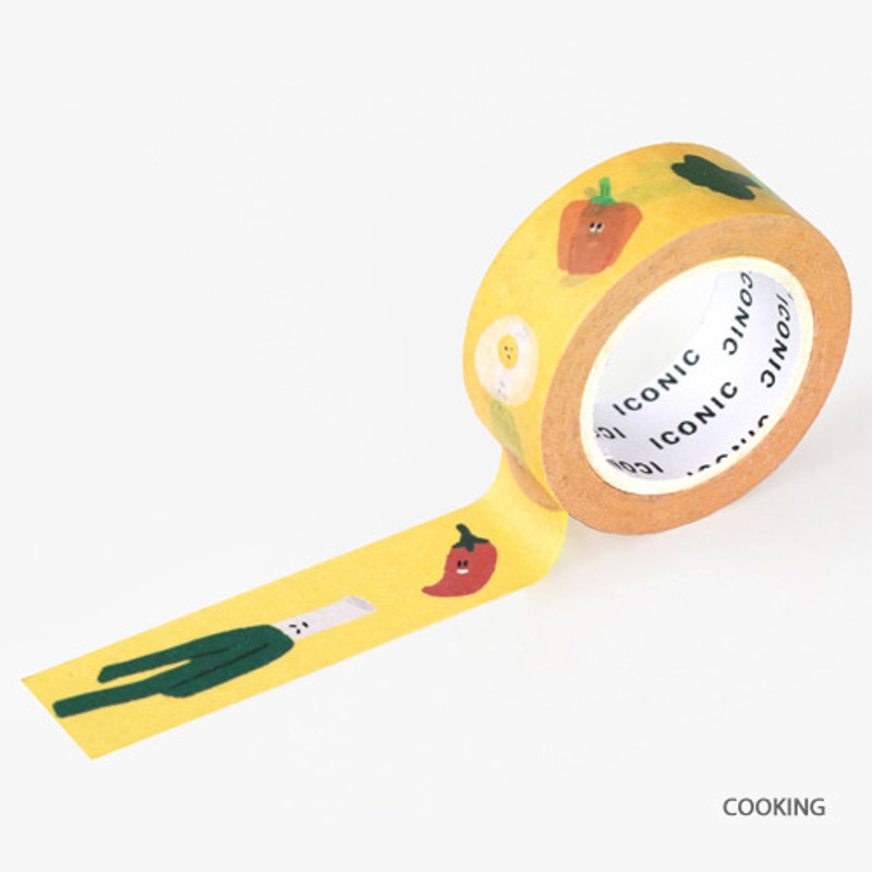 Cooking - ICONIC Enjoy pattern paper deco masking tape Cooking - ICONIC Enjoy pattern paper deco masking tape
