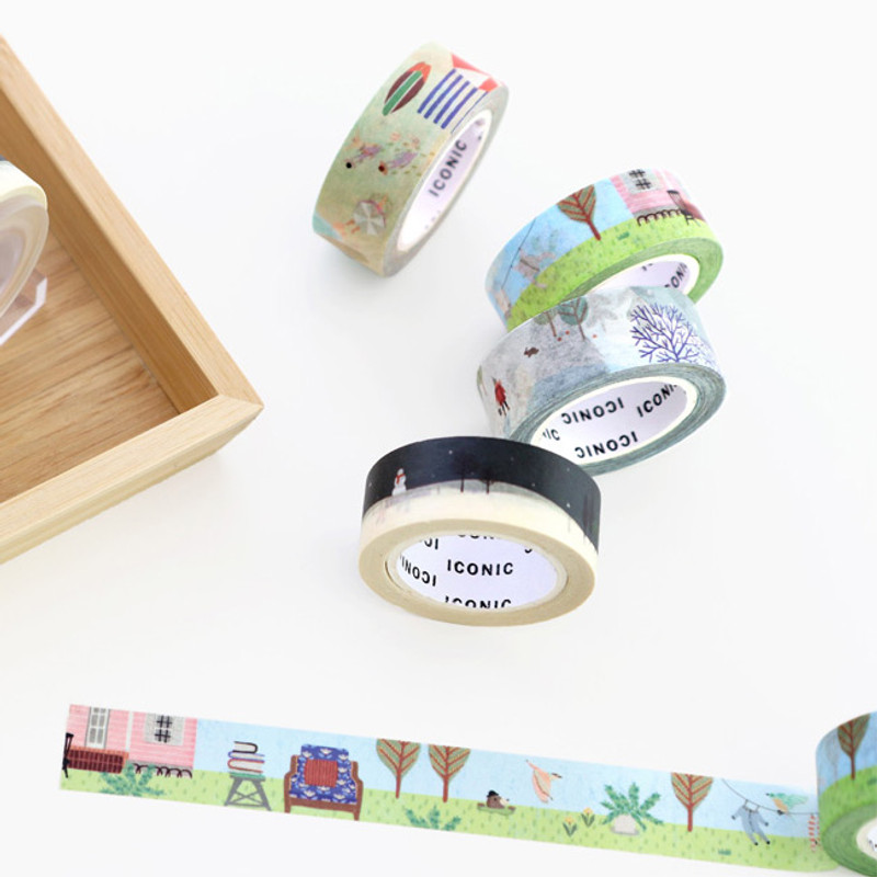 Example of use - ICONIC Season pattern paper deco masking tape Example of use - ICONIC Season pattern paper deco masking tape