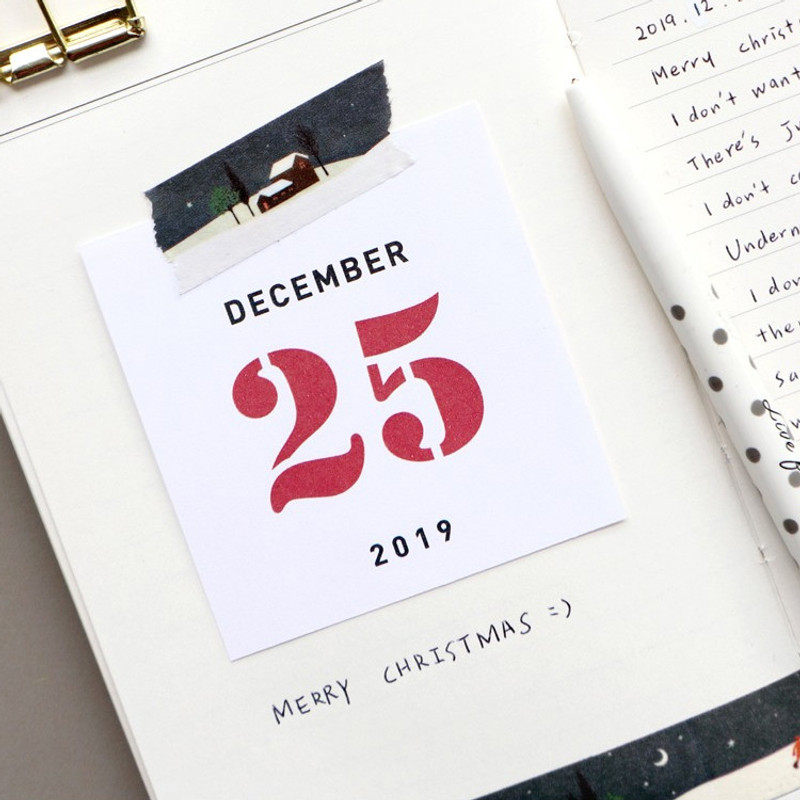 Example of use - ICONIC Season pattern paper deco masking tape Example of use - ICONIC Season pattern paper deco masking tape