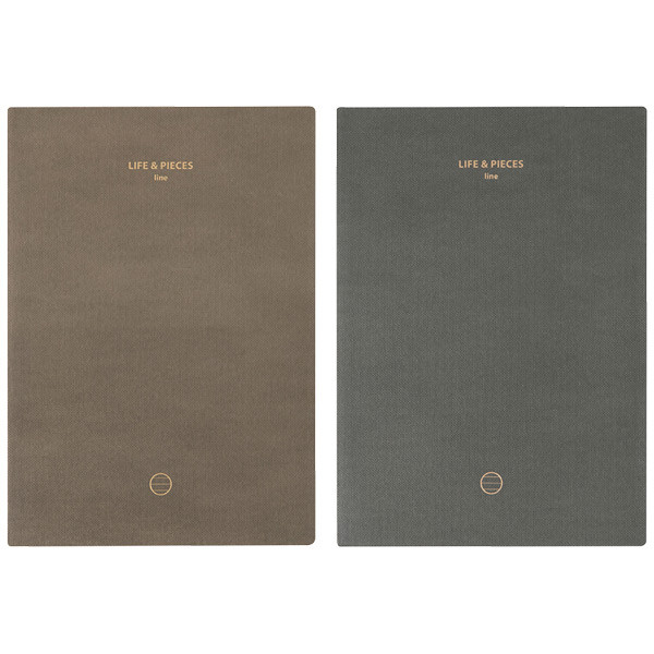 Livework Life and pieces large lined notebook