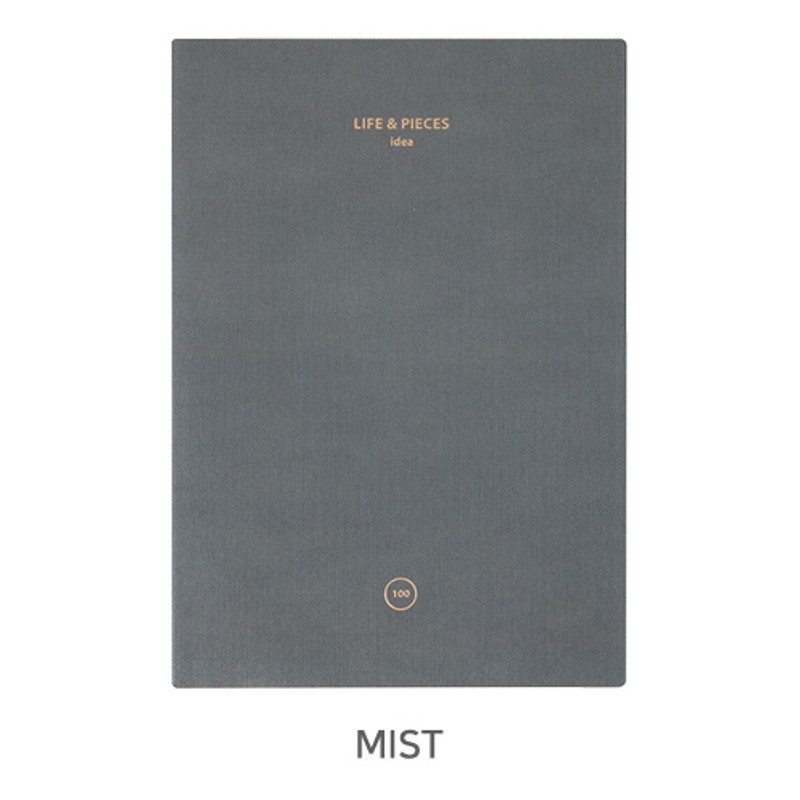 Mist - Livework Life and pieces large idea blank notebook Mist - Livework Life and pieces large idea blank notebook