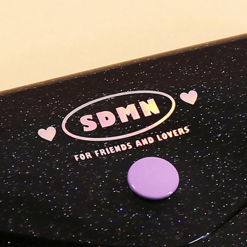 Snap button closure - Second Mansion Moonlight twinkle notepad notebook organizer