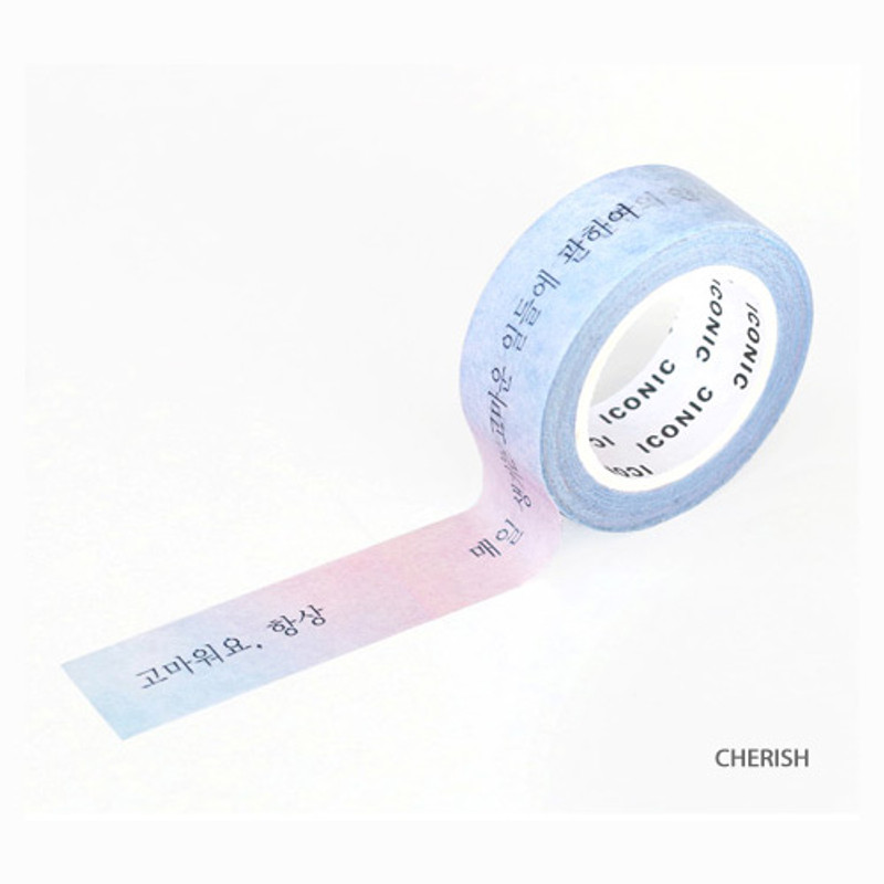 Cherish - ICONIC Gradation pattern paper deco masking tape Cherish - ICONIC Gradation pattern paper deco masking tape