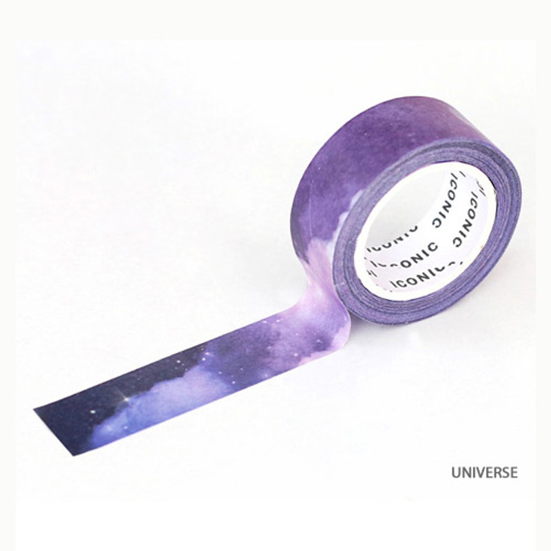 Universe - ICONIC Gradation pattern paper deco masking tape Universe - ICONIC Gradation pattern paper deco masking tape