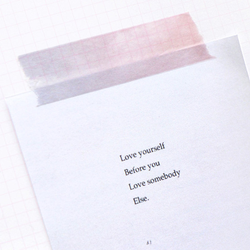 Example of use - ICONIC Gradation pattern paper deco masking tape Example of use - ICONIC Gradation pattern paper deco masking tape