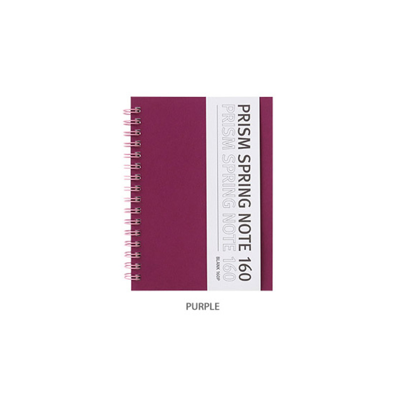 Purple - Indigo Prism small spiral blank notebook Purple - Indigo Prism small spiral blank notebook