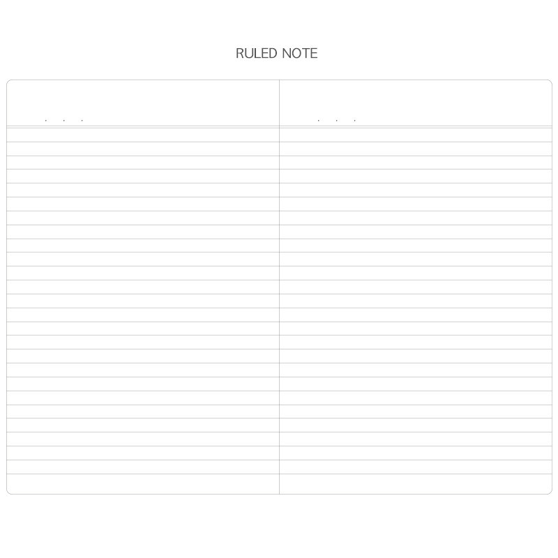 Ruled pages - Livework Agenda large lined notebook ver4 Ruled pages - Livework Agenda large lined notebook ver4