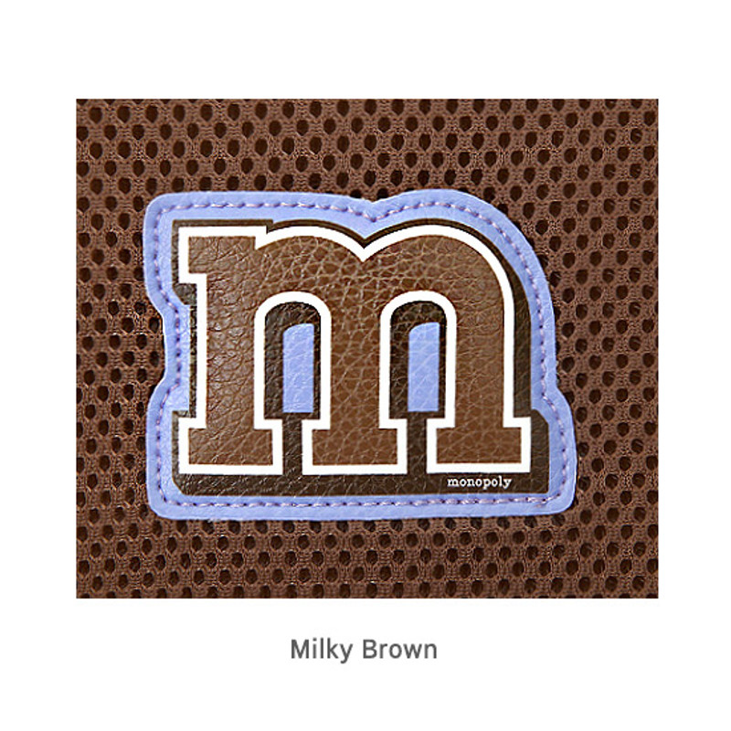 Milky brown - Monopoly Airmesh 15 inches laptop case pouch bag Milky brown - Monopoly Airmesh 15 inches laptop case pouch bag
