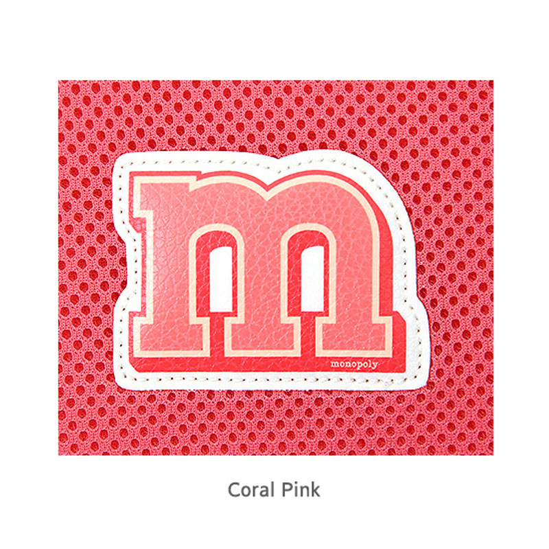 Coral pink - Monopoly Airmesh 15 inches laptop case pouch bag Coral pink - Monopoly Airmesh 15 inches laptop case pouch bag