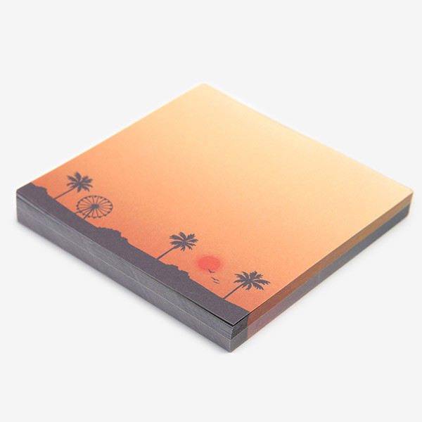 100 sheets - Dailylike Sunset 2 designs memo writing notepad