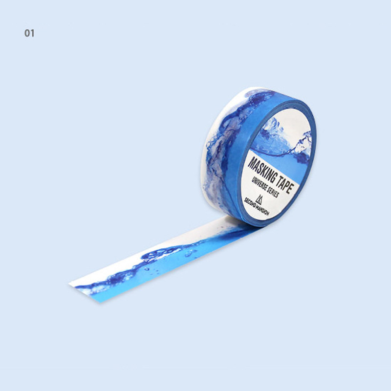 01 - Universe water 15mm width deco masking tape 07 01 - Universe water 15mm width deco masking tape 07