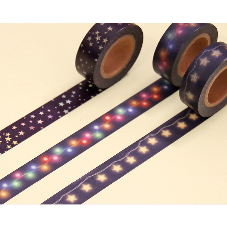 Universe star 15mm width deco masking tape 02