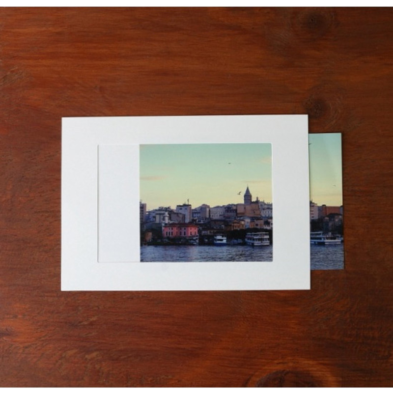 5X7 White paper photo frame set of 10 sheets 5X7 White paper photo frame set of 10 sheets