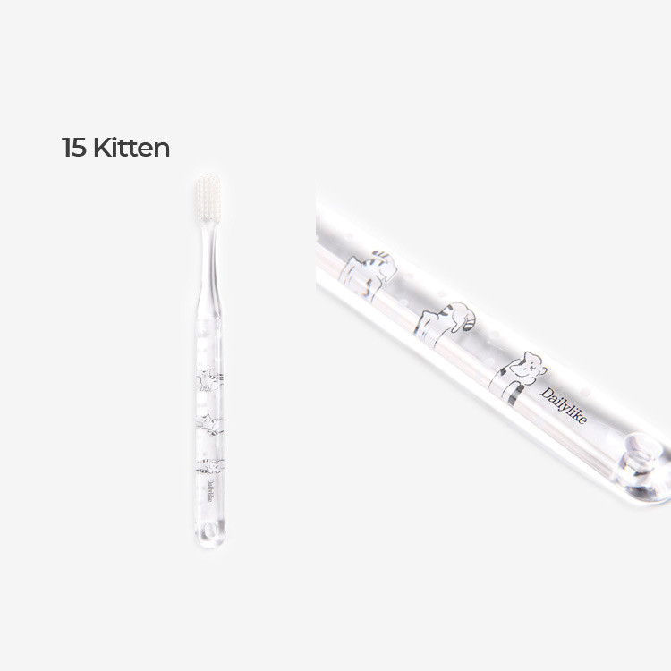 Kitten - Dailylike Colorful illustration daily toothbrush