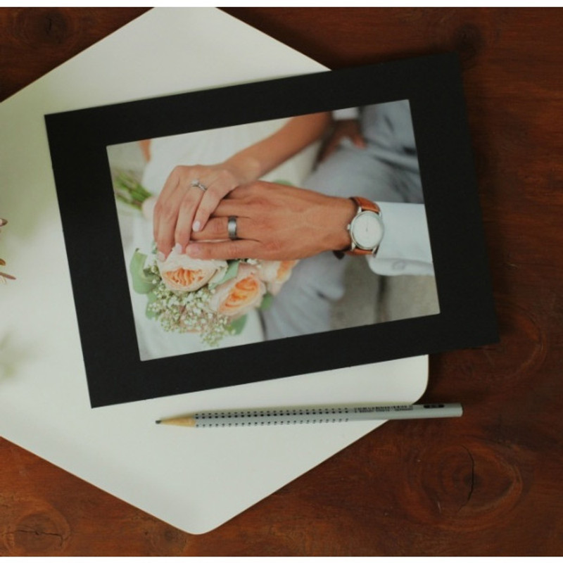 5X7 Black paper photo frame set of 10 sheets 5X7 Black paper photo frame set of 10 sheets