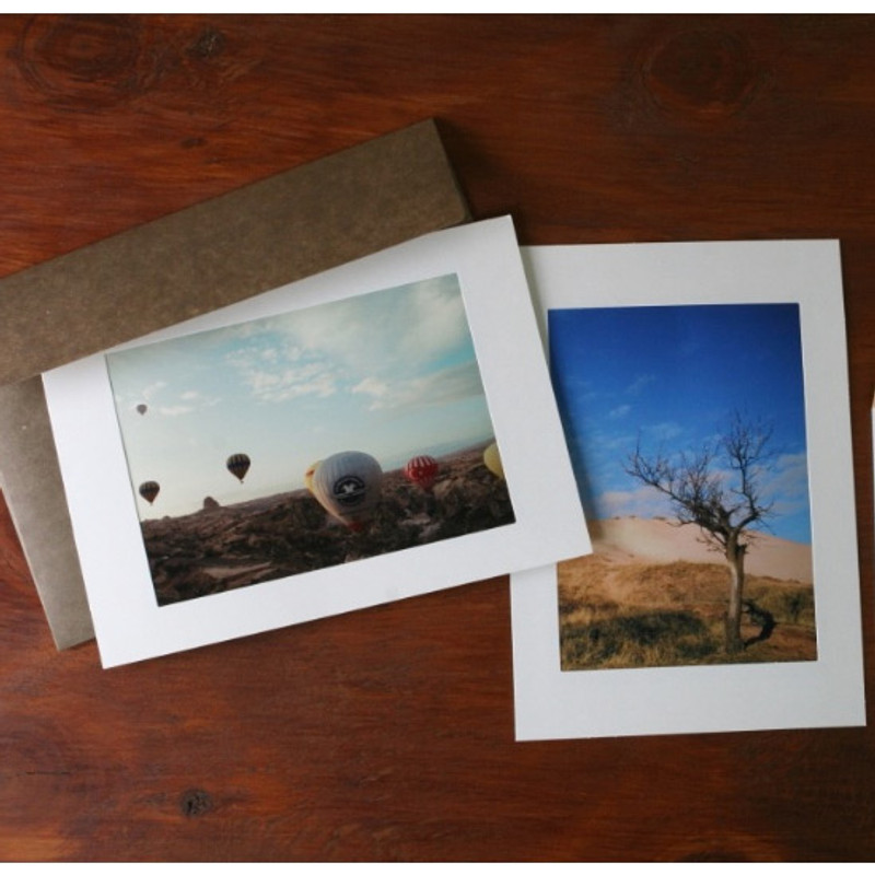 4X6 White paper photo frame set of 10 sheets