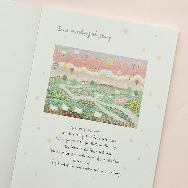 Example of use - Dailylike Air balloon single roll paper deco masking tape