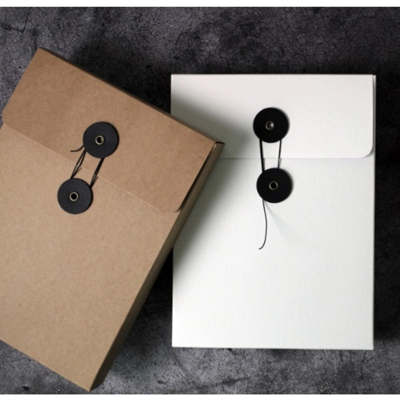 String tie paper photo storage box