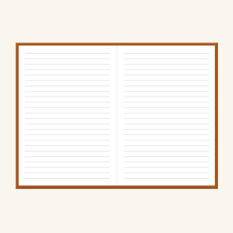 Lined paper - Indigo Classic Story 272 Pages Hardcover Lined Notebook