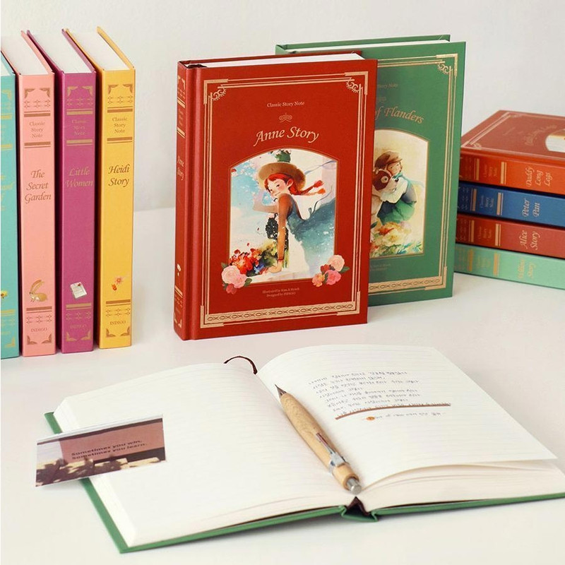 Indigo Classic Story 272 Pages Hardcover Lined Notebook
