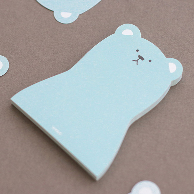 Bear - ICONIC Animal 60 sheets memo writing notepad Bear - ICONIC Animal 60 sheets memo writing notepad
