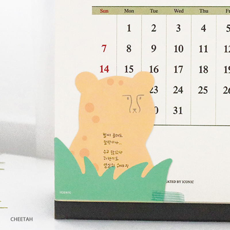 Cheetah - ICONIC Peekaboo 60 sheets memo writing notepad Cheetah - ICONIC Peekaboo 60 sheets memo writing notepad