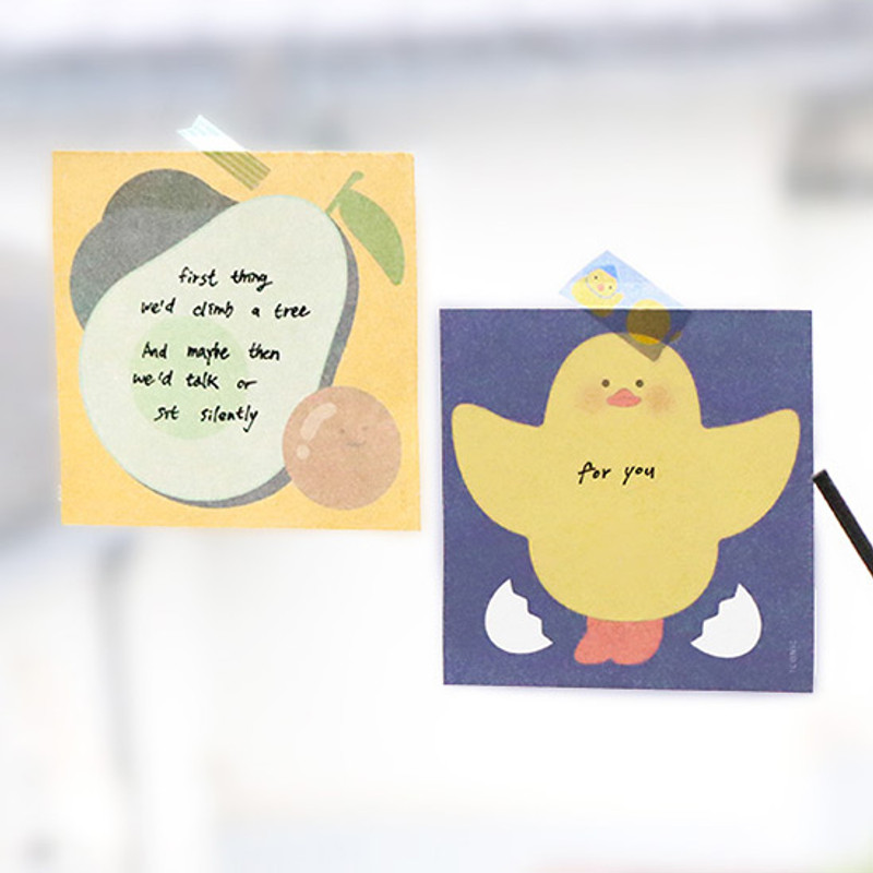 Example of use - ICONIC Buddy 80 sheets memo writing notepad