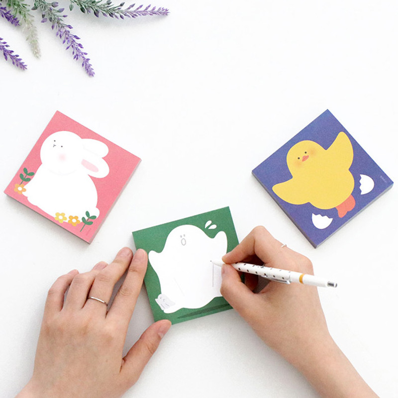 Example of use - ICONIC Buddy 80 sheets memo writing notepad