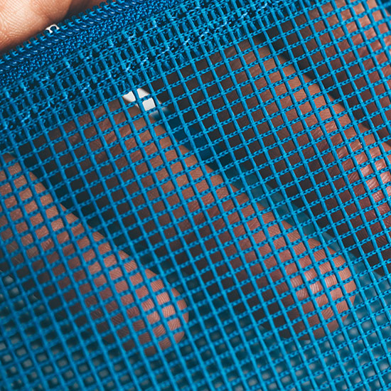 Mesh bag - Livework A low hill spa mesh travel zipper tote bag