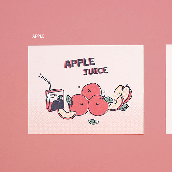 Apple - Ardium Cute virus message postcard