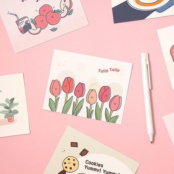 Ardium Cute virus message postcard