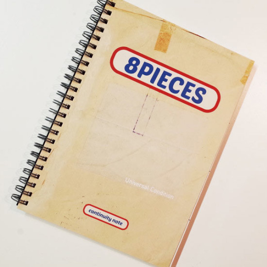 UNIVERSAL CONDITION Continuity 8 pieces spiral grid notebook