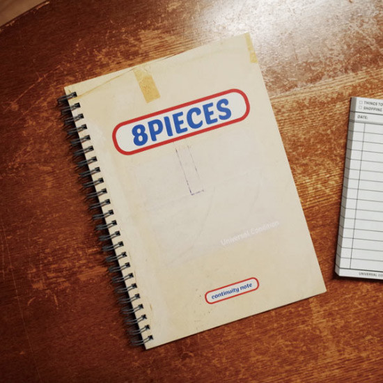 UNIVERSAL CONDITION Continuity 8 pieces spiral grid notebook