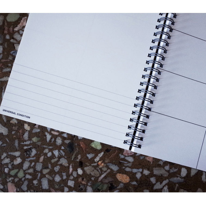 UNIVERSAL CONDITION Continuity 8 pieces spiral grid notebook