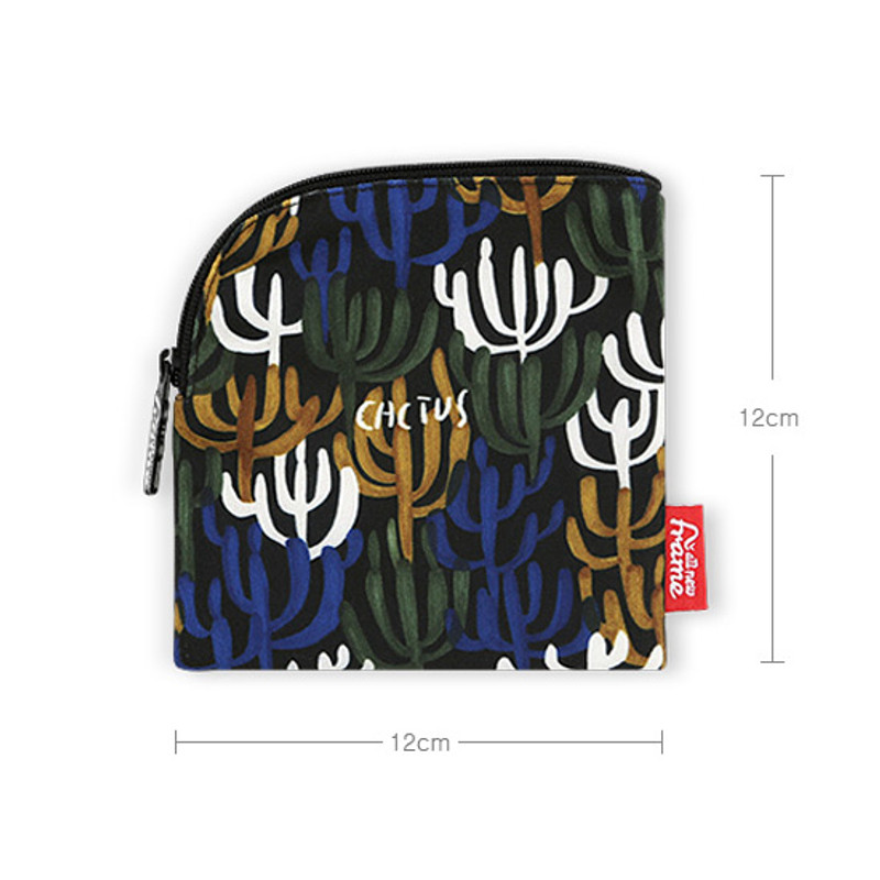 Size - All new frame F collection mini zipper pouch