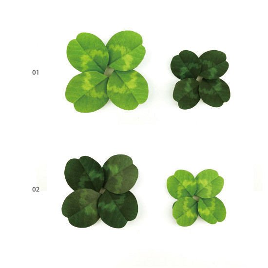 Option - ABJECTION Four leaf clover cards and envelope se