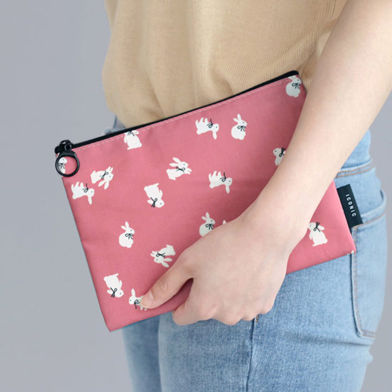 ICONIC Comely water resistant medium flat pouch bag 