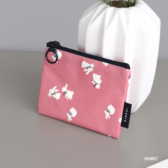 Rabbit - ICONIC Comely water resistant xs size flat pouch bag
