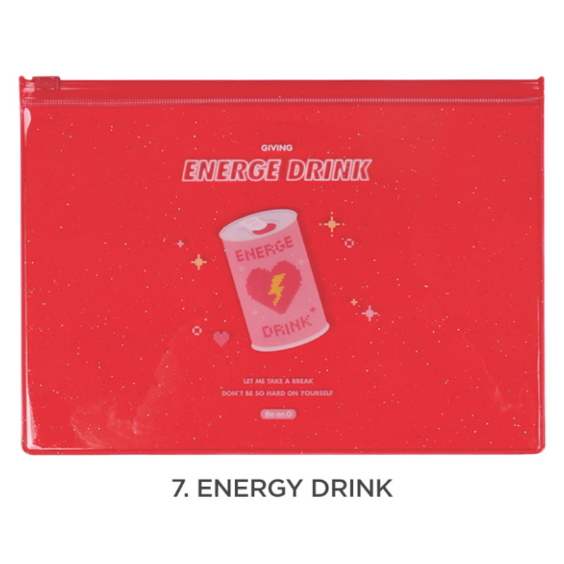 Energy drink - For me party medium clear zip lock pouch Energy drink - For me party medium clear zip lock pouch